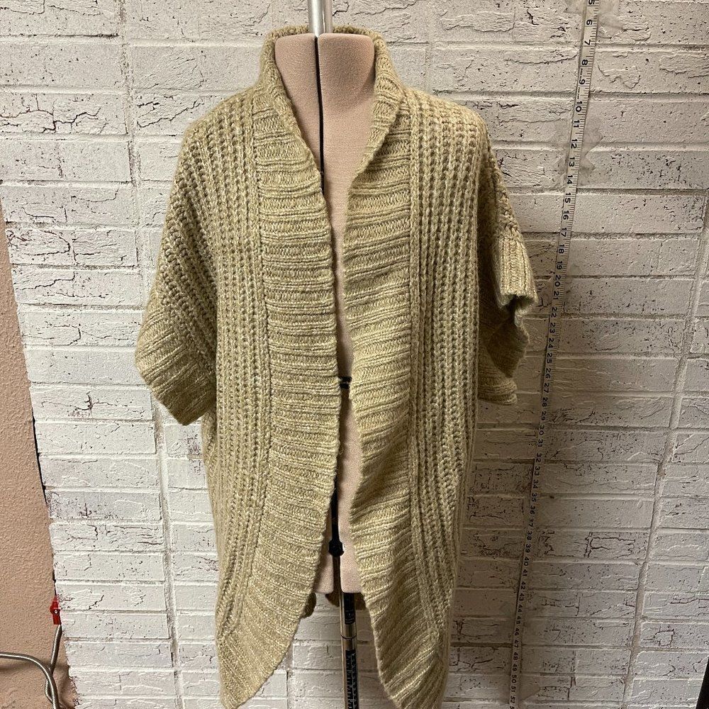 Mac & Jac Chunky Knit Wool Blend Cardigan M